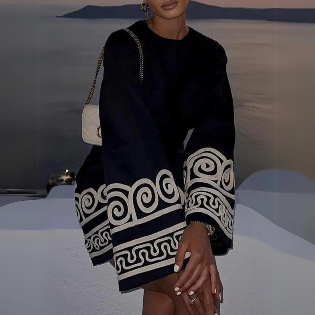 'Lacey' embroidered boho dress