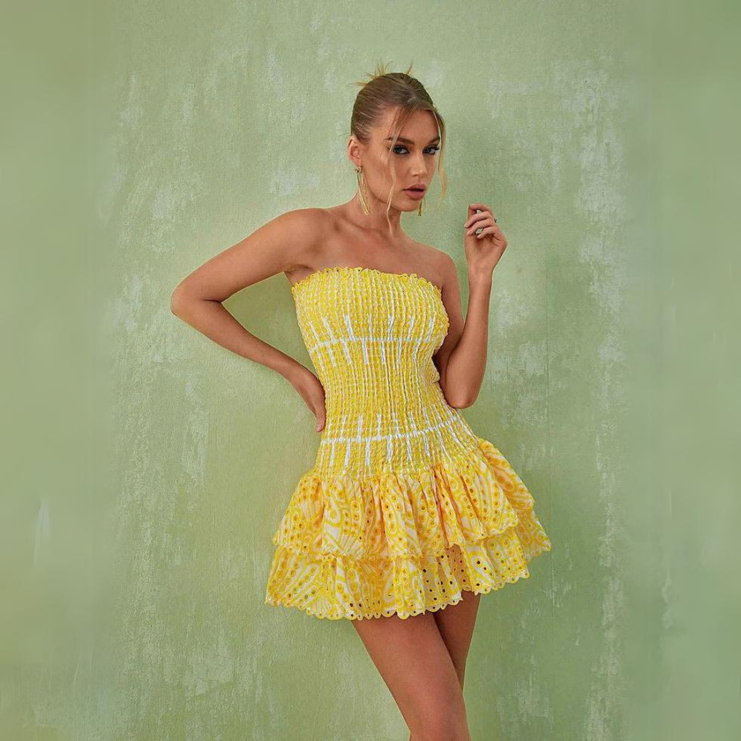 'Lyla' luxe summer tube dress