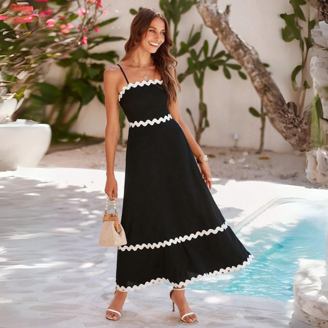 'Lets do summer' long maxi dress