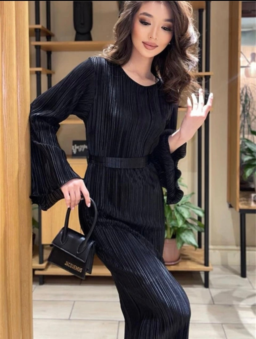 ‘Italia’ belted long dress