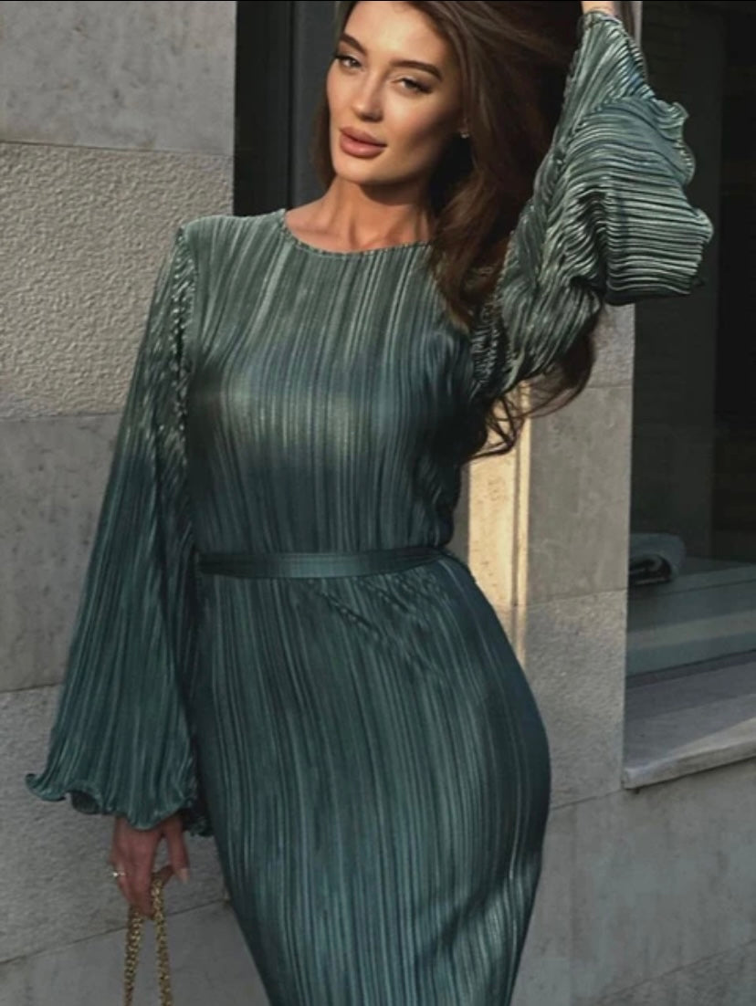 ‘Italia’ belted long dress
