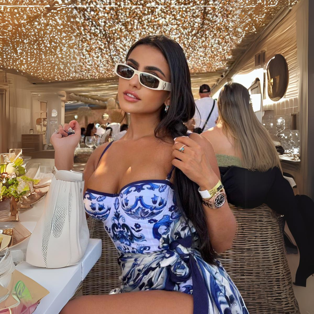 'Geneva' swimsuit with sarong