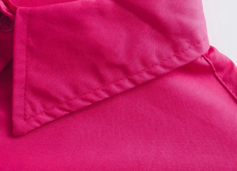 ‘Rosy’ high-low Shirt.