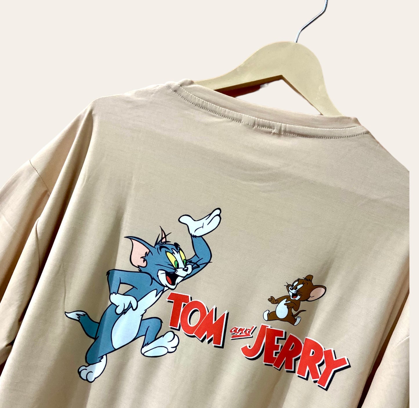 ‘Tom and jerry’ oversized tee