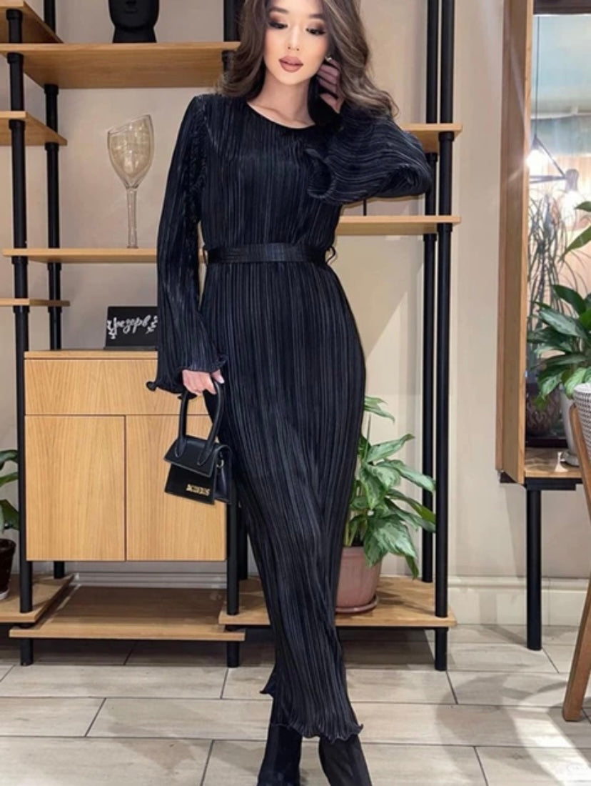 ‘Italia’ belted long dress