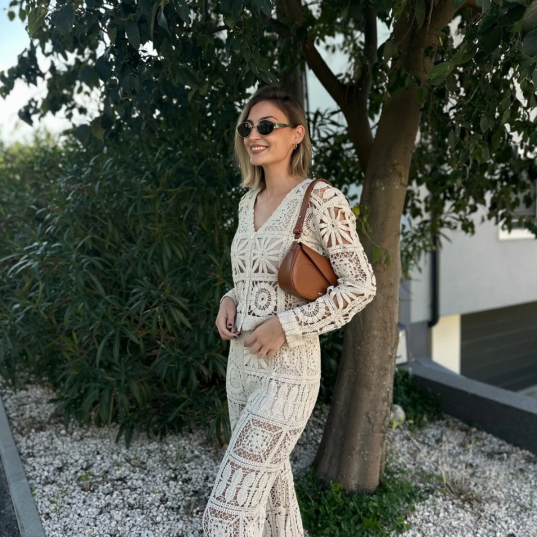 'Beach girl' crochet co-ord set
