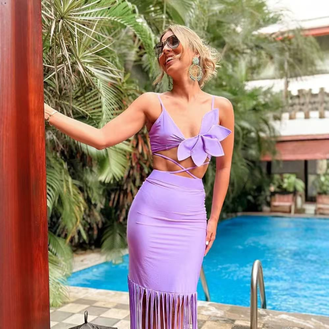 'Miss Drama' swimsuit set