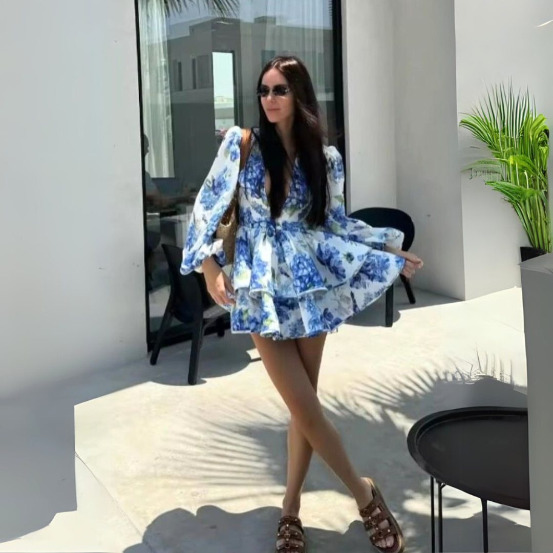 'Blair' V Neck dress
