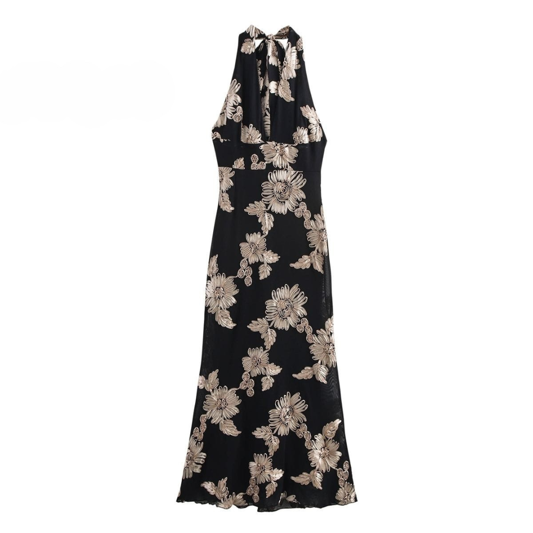 'Beatrice' Halter neck dress