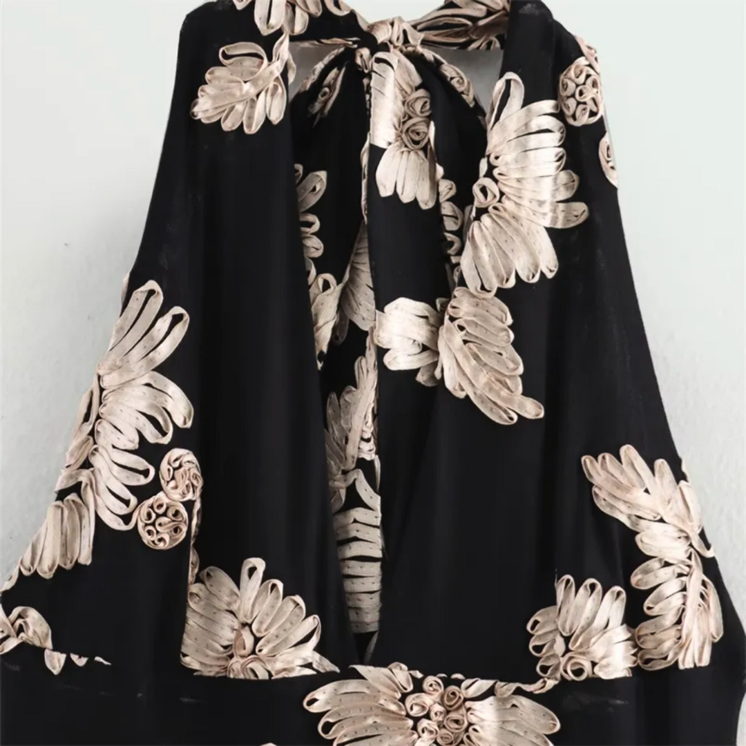 'Beatrice' Halter neck dress