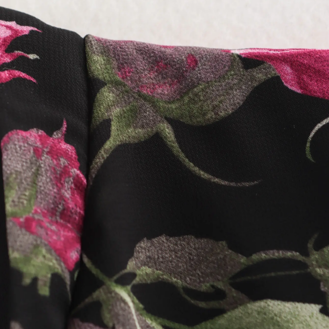'Bianca' V Neck floral dress