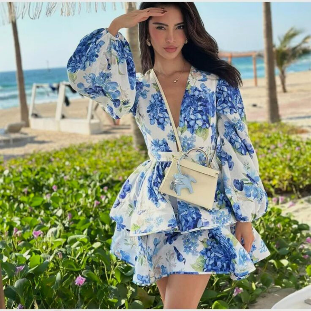 'Blair' V Neck dress