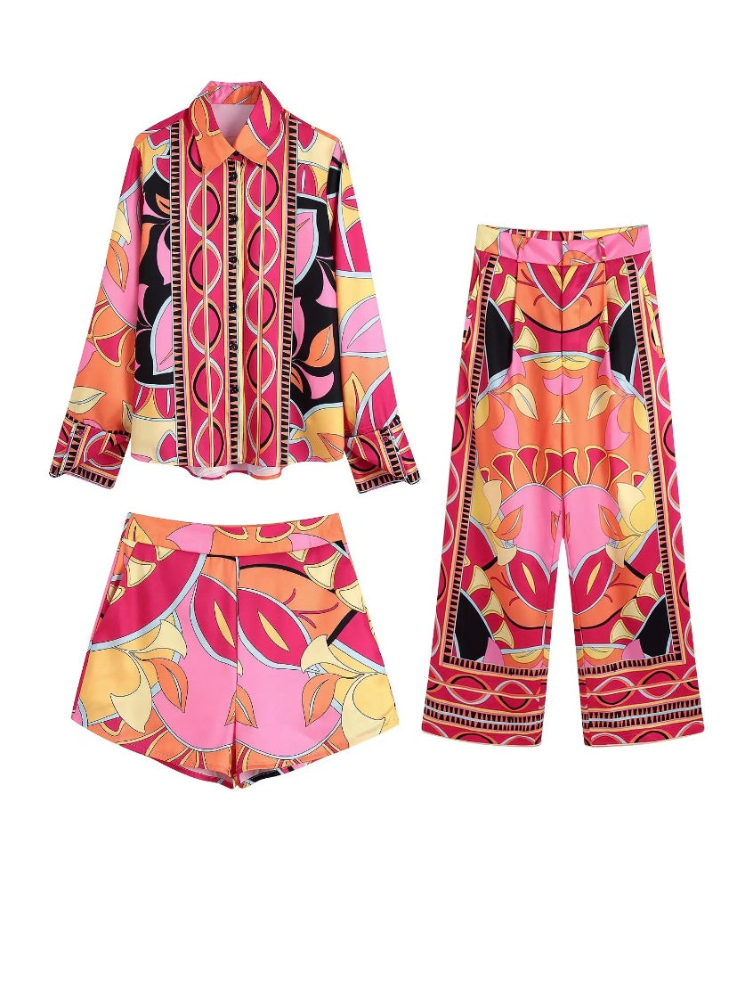 ‘Scarlette’ two piece co-ord set. ( shirt and pants )