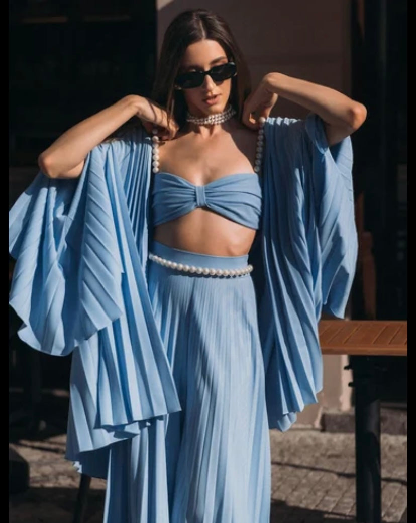 ‘Divine’ pearl three piece co-ord set.