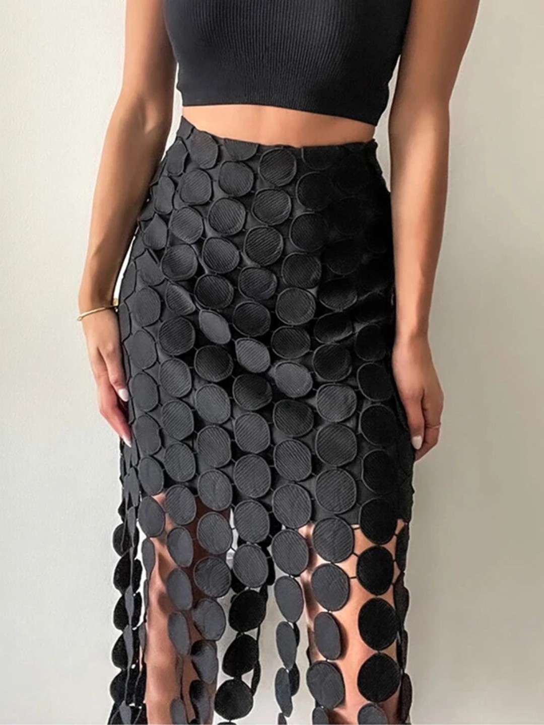 ‘Wild Child’ laser cut skirt