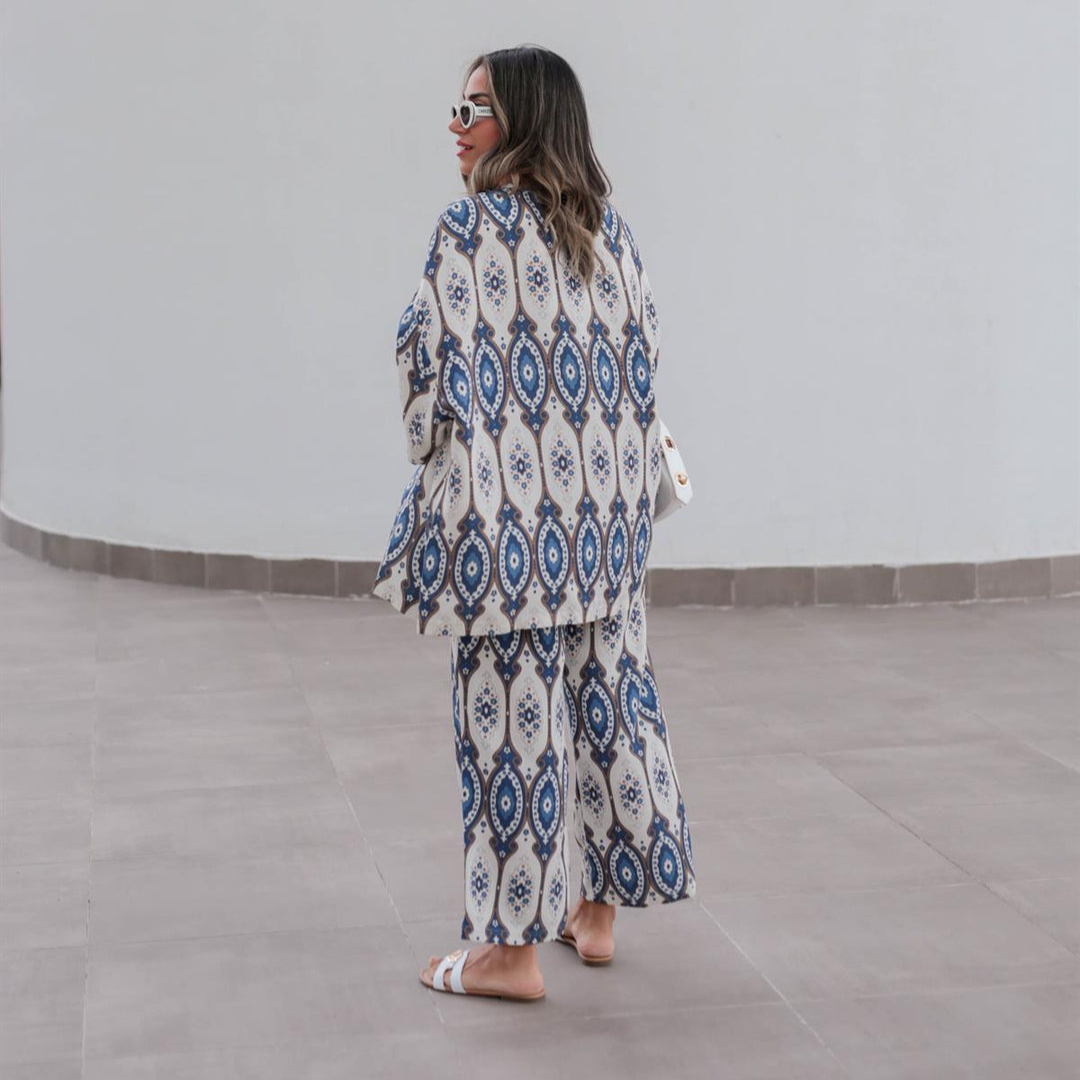 'Delilah' kimono and trousers set