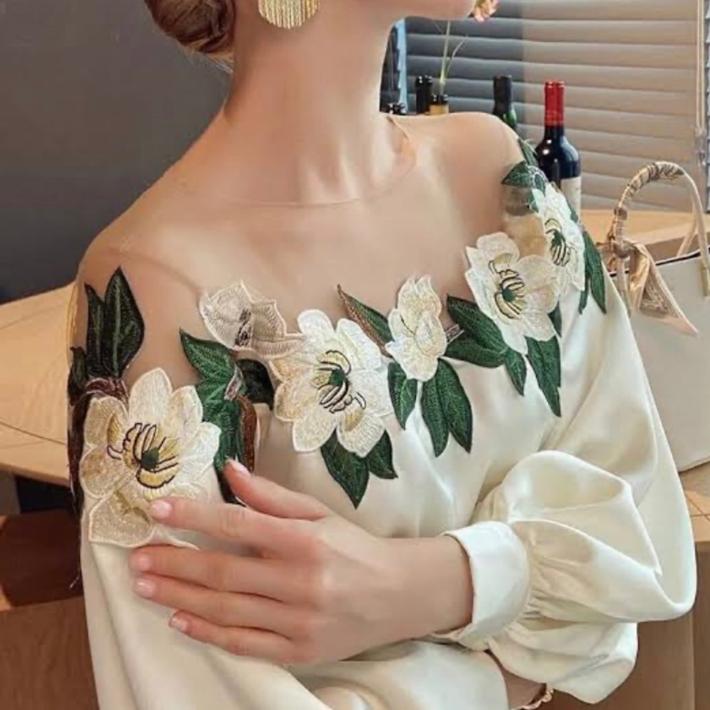‘Serena’ floral top.