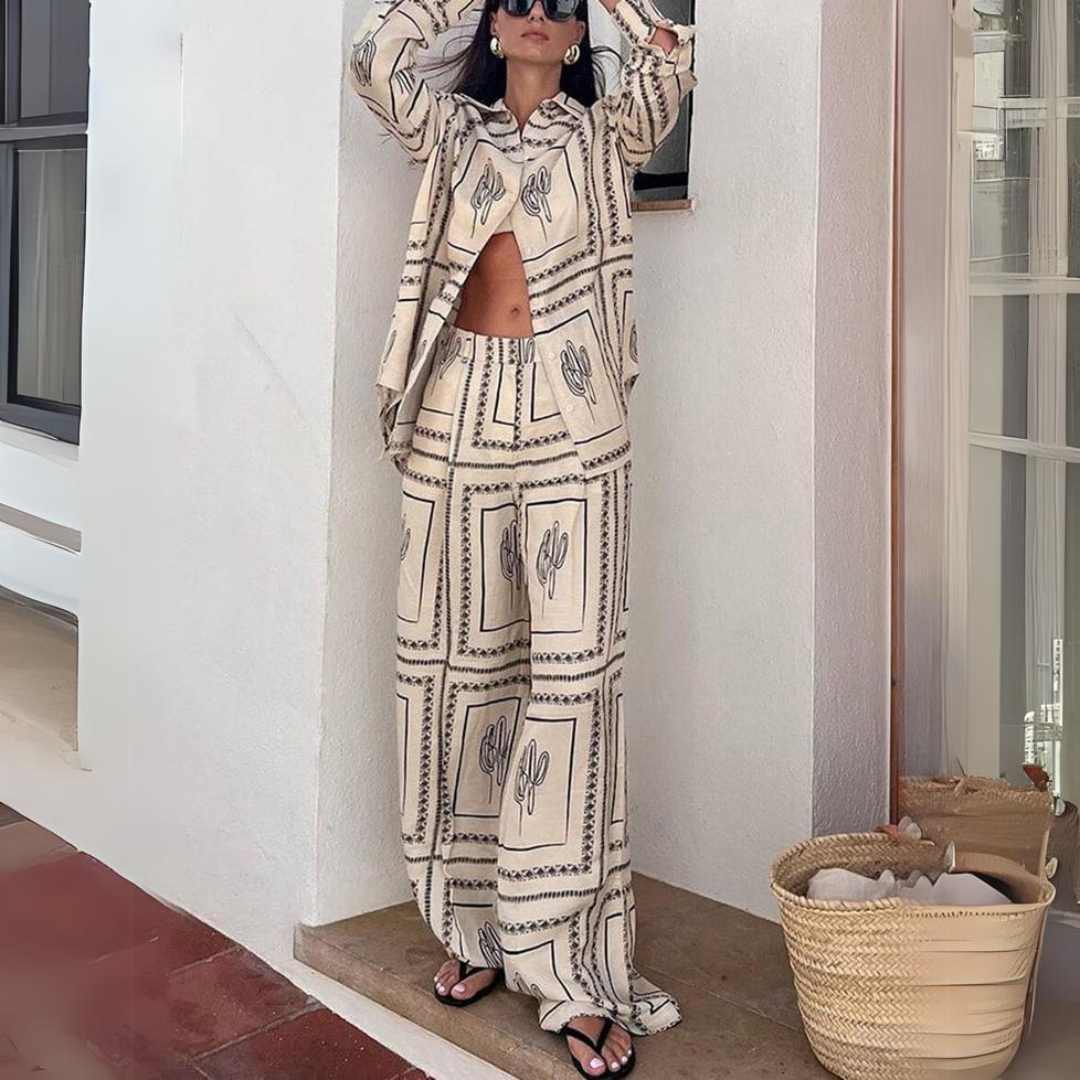 'Miami' printed coord set