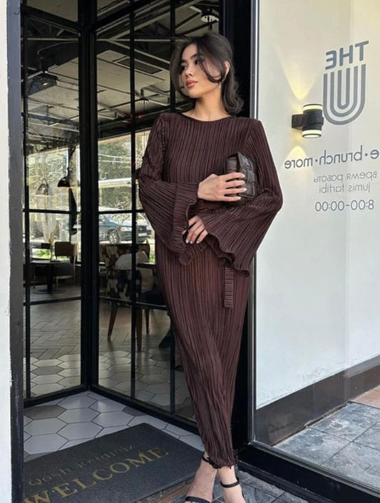 ‘Italia’ belted long dress
