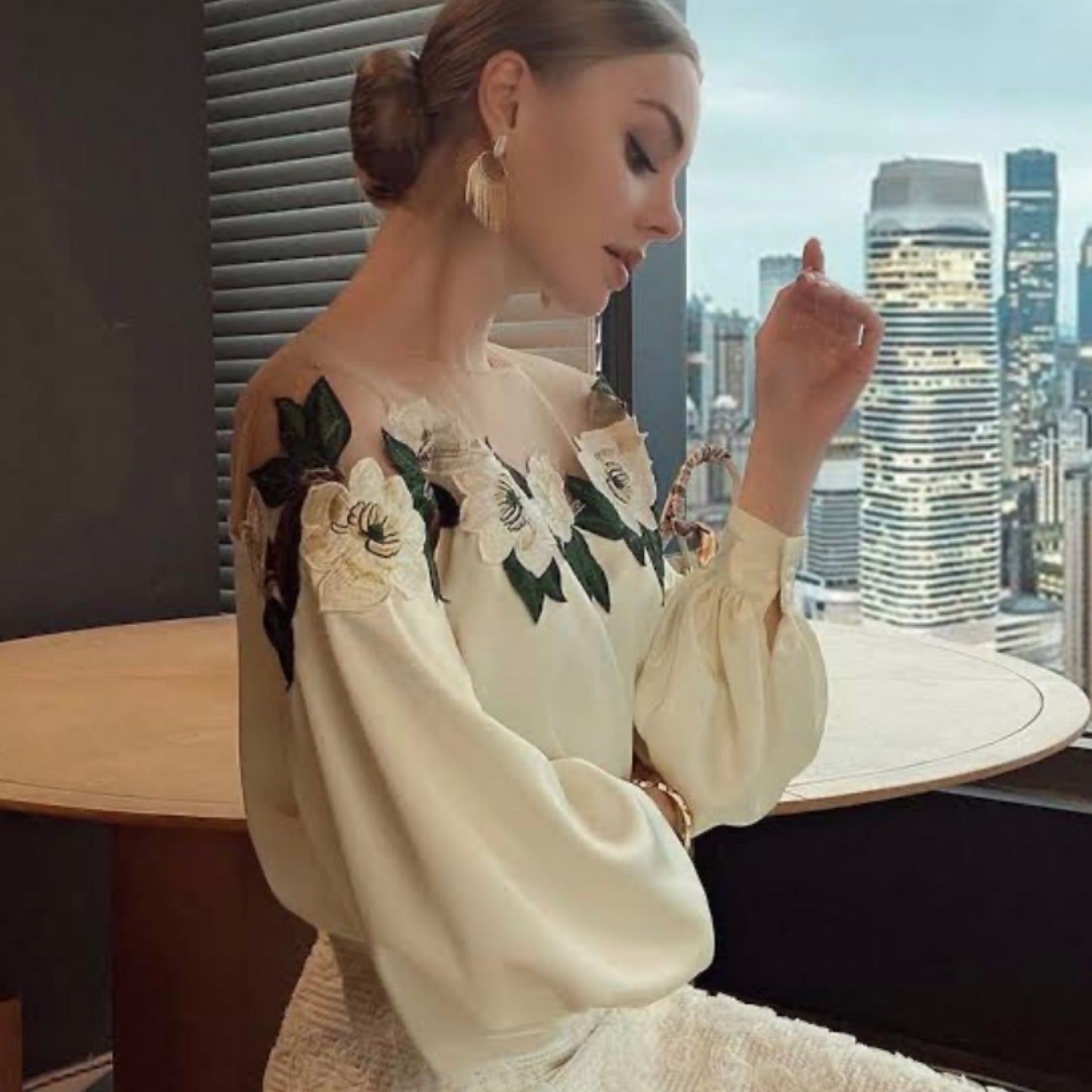 ‘Serena’ floral top.