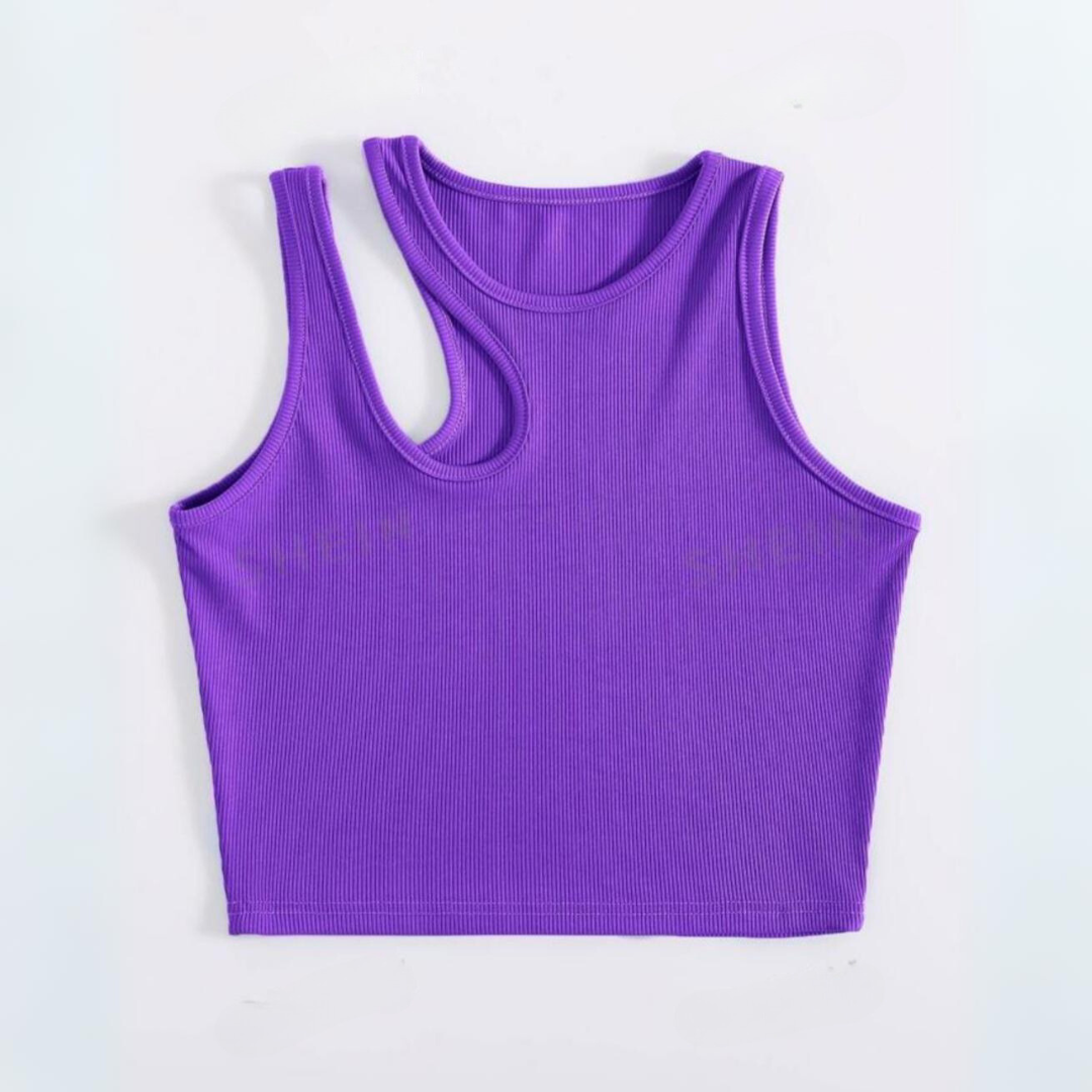 'Vanessa' cut-out crop top.