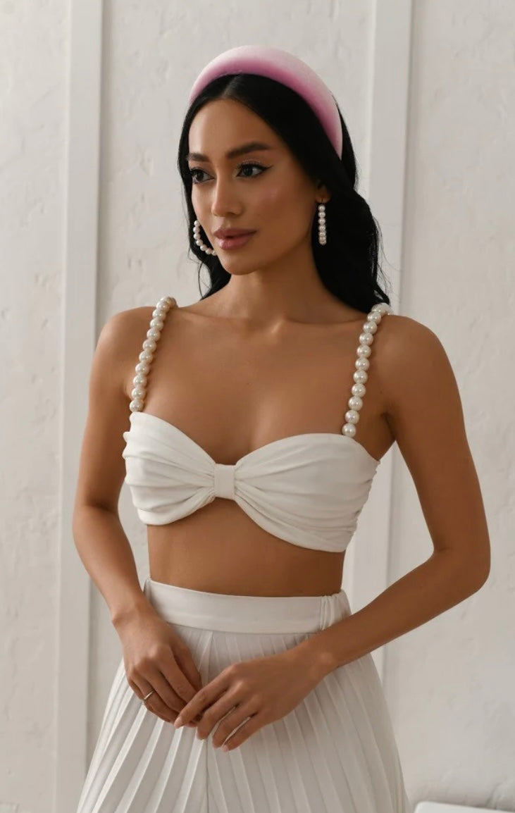 ‘Divine’ pearl three piece co-ord set.