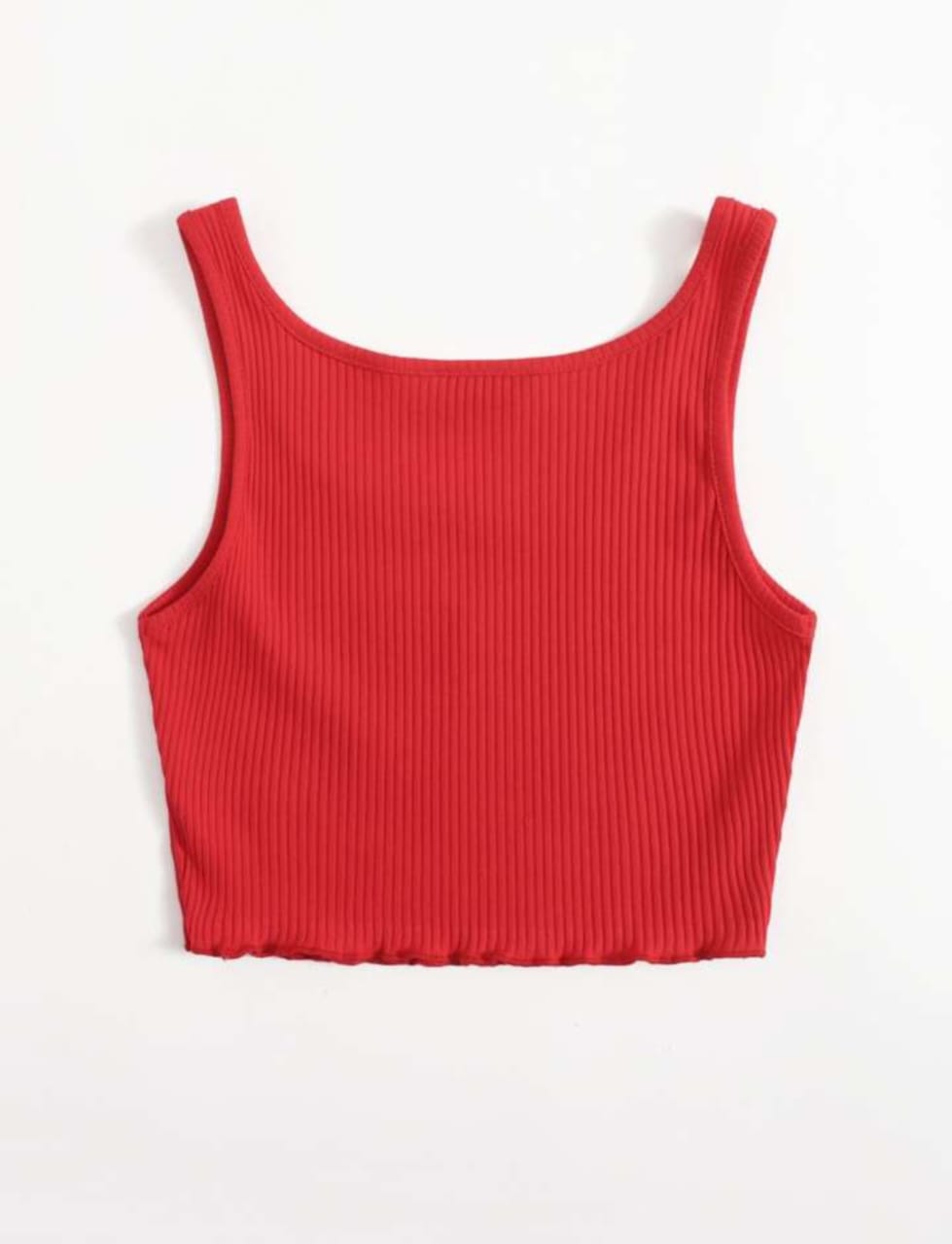 ‘Spoiled’  ribbed tank top.
