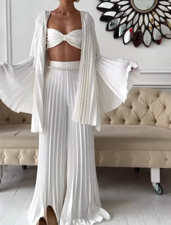 ‘Divine’ pearl three piece co-ord set.