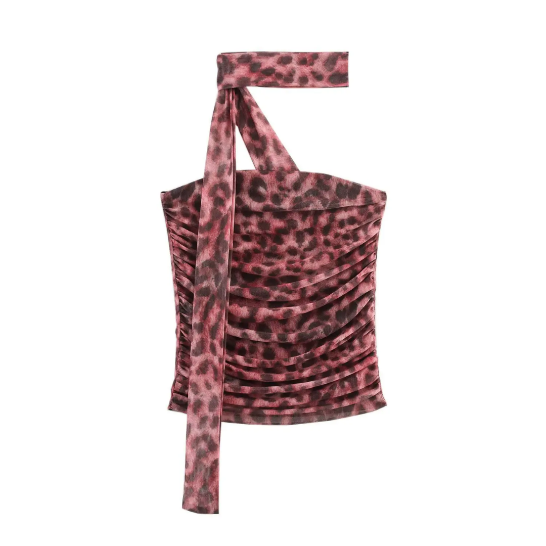 'Chloe' leopard print top