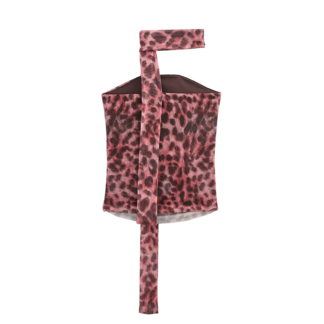 'Chloe' leopard print top