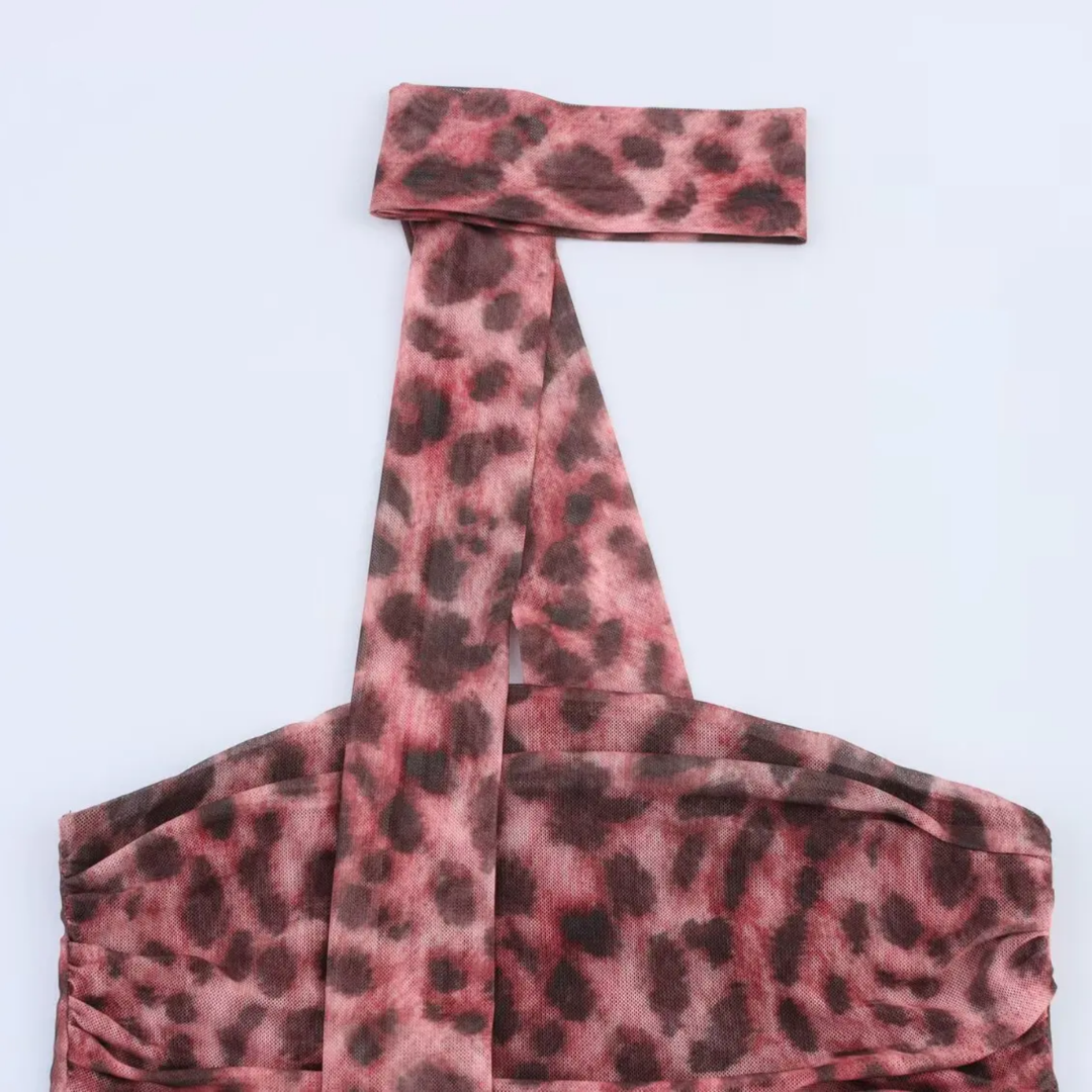 'Chloe' leopard print top