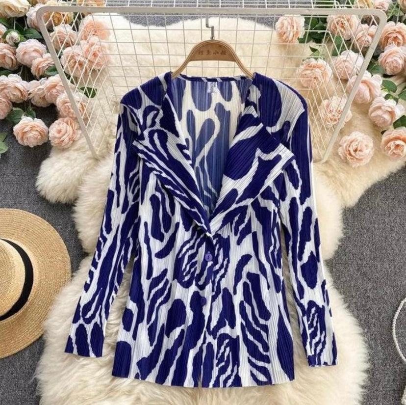 ‘Easy-breezy’ printed, co-ord set. ( 2 piece )