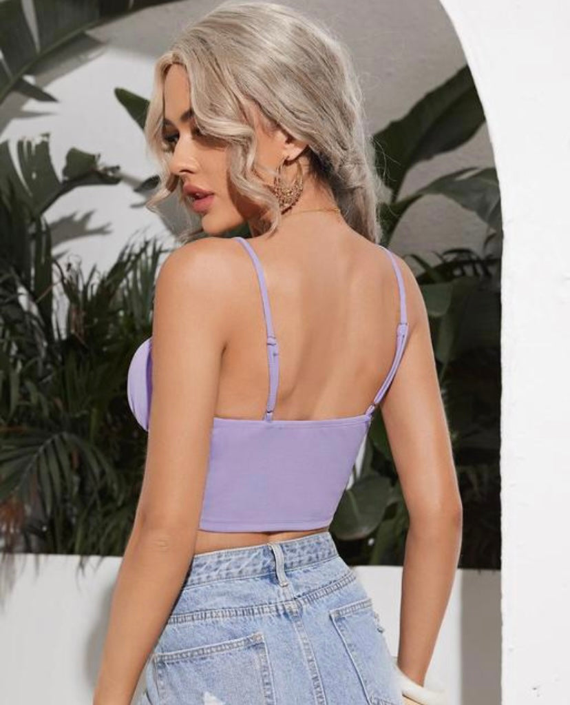 ‘Summer-time’ crop top.