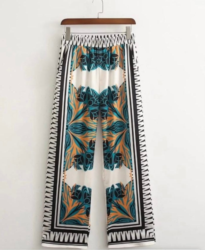 ‘Boho’ printed, co-ord set. ( 2 piece )