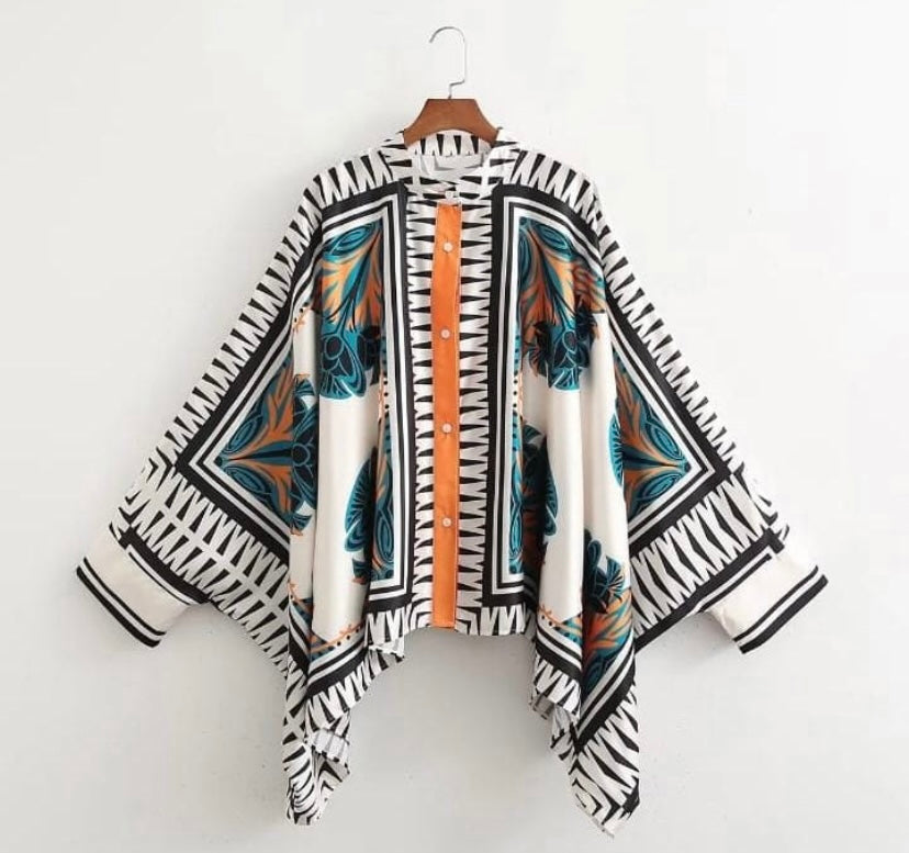 ‘Boho’ printed, co-ord set. ( 2 piece )