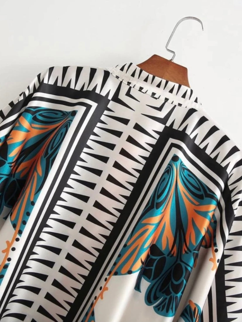 ‘Boho’ printed, co-ord set. ( 2 piece )