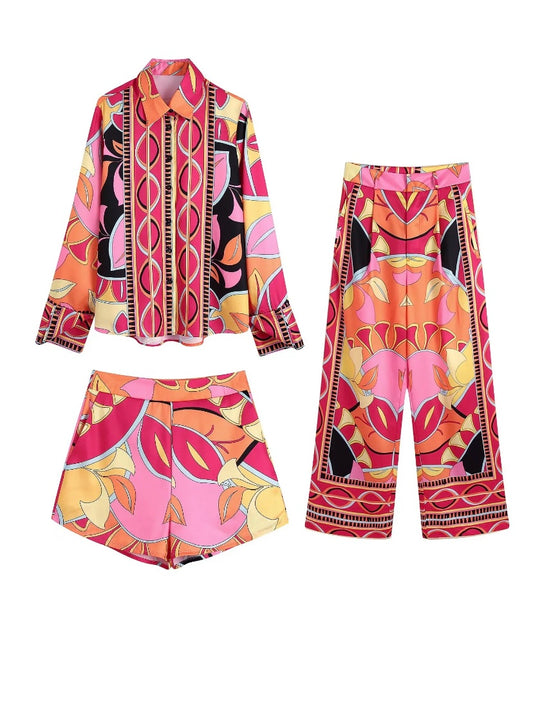 ‘Scarlette’ two piece co-ord set. ( shirt and pants )