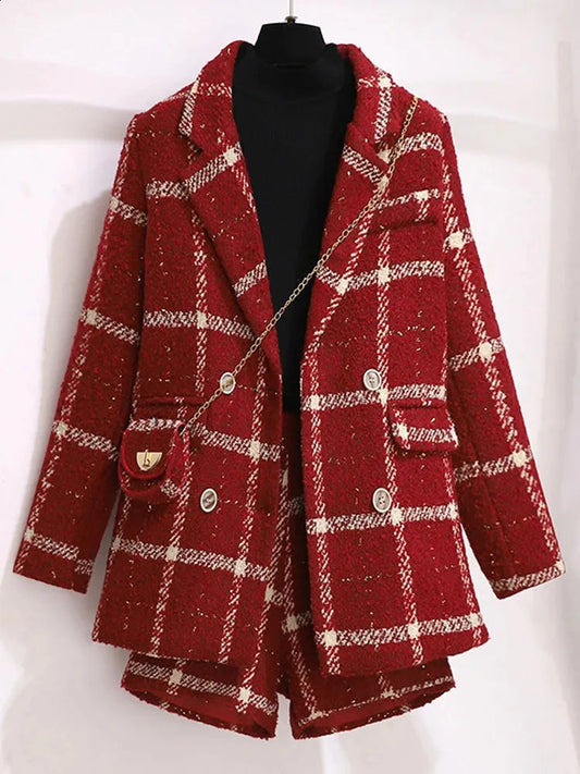 'Jenny' tweed coord set with bag